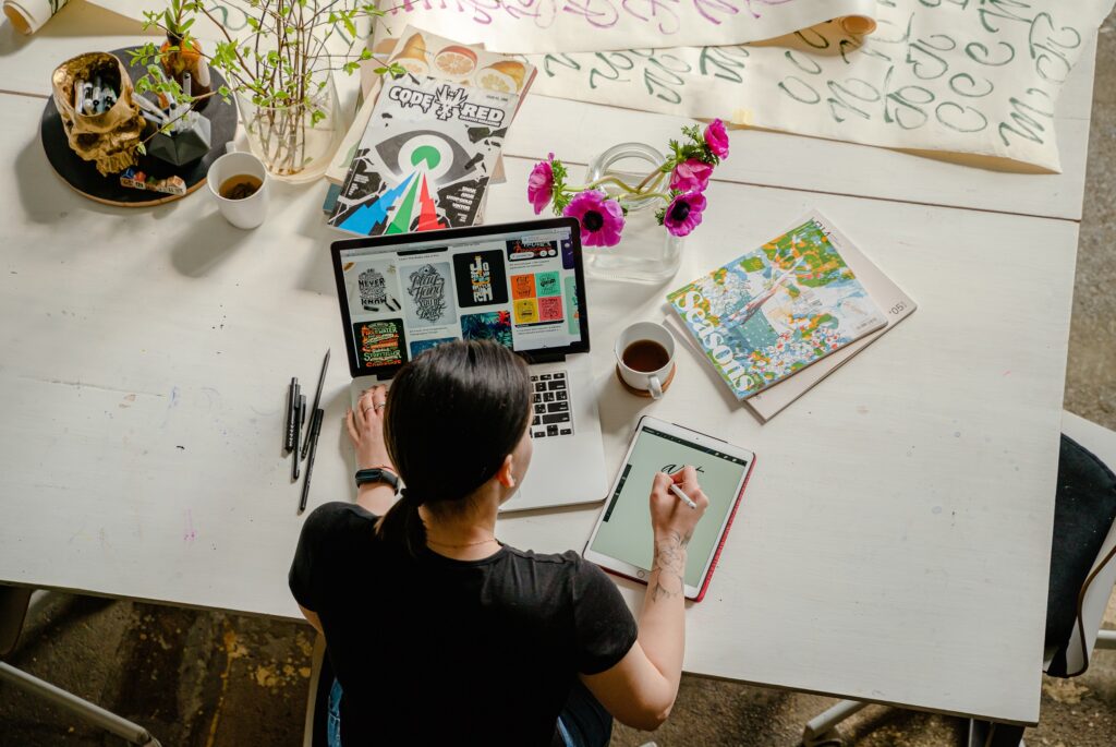 When you convert your dining room into a home office you need to carefully consider the layout